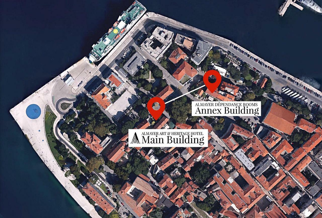 Almayer Art & Heritage Adults Only Hotel And Dependance Rooms Zadar Exterior photo